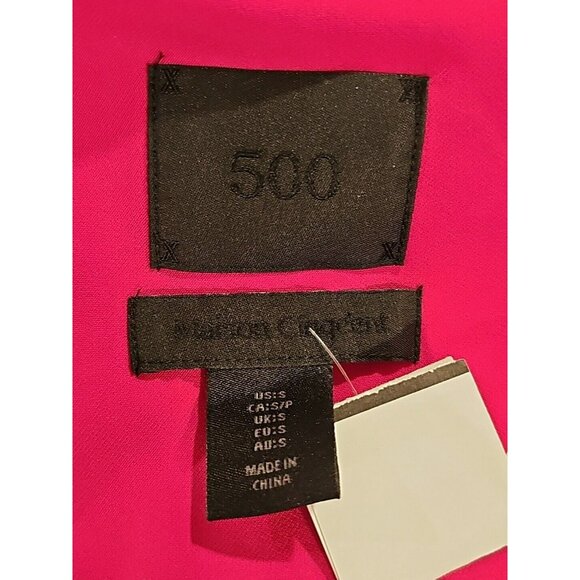 ALT Elena Gilbert 500 Maison Cinqcent Cardigan Women S Fuchsia Pink Quiet Luxury - Picture 4 of 9